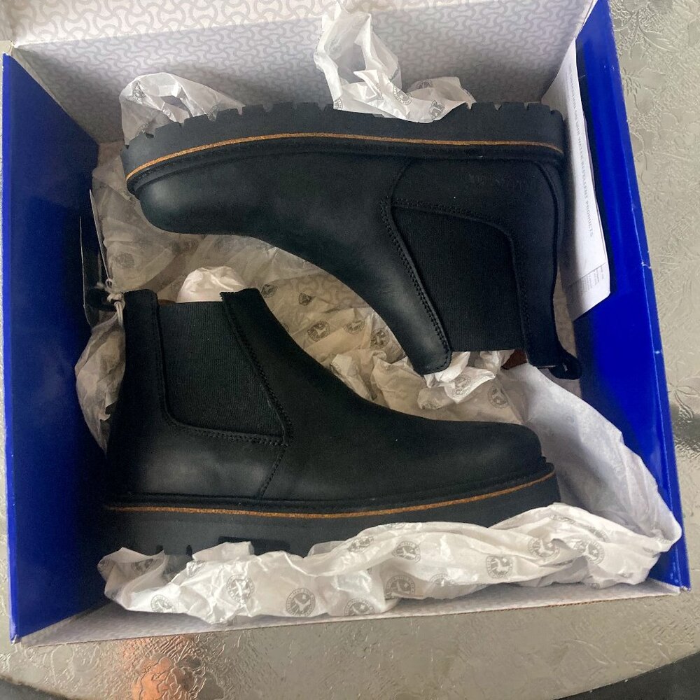 Birkenstock Stalon II- NEW W BOX & TAGS- Black- W7/M5- Narrow- Unisex- Chelsea